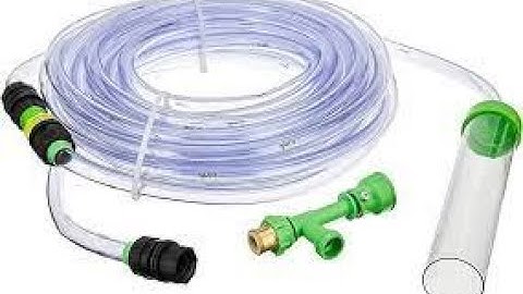 How to clean dirty Aquarium Python Water Changer tubing