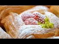 Awesome Bakery&#39;s Strawberry Danish Making Skill / 草莓季限定！酥脆雪白的草莓卡士達丹麥製作