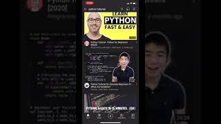 Free ways to learn python in 2021 #shorts