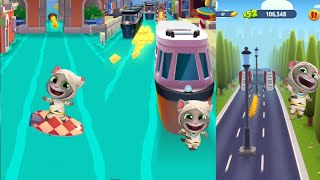 Talking Tom Gold Run |  Tom VS Angela - Android Gameplay Prat 6 screenshot 4