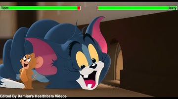 Tom and Jerry (2021) Mousehole Battle with healthbars