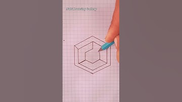 3D How to draw a picture of a truncated cube