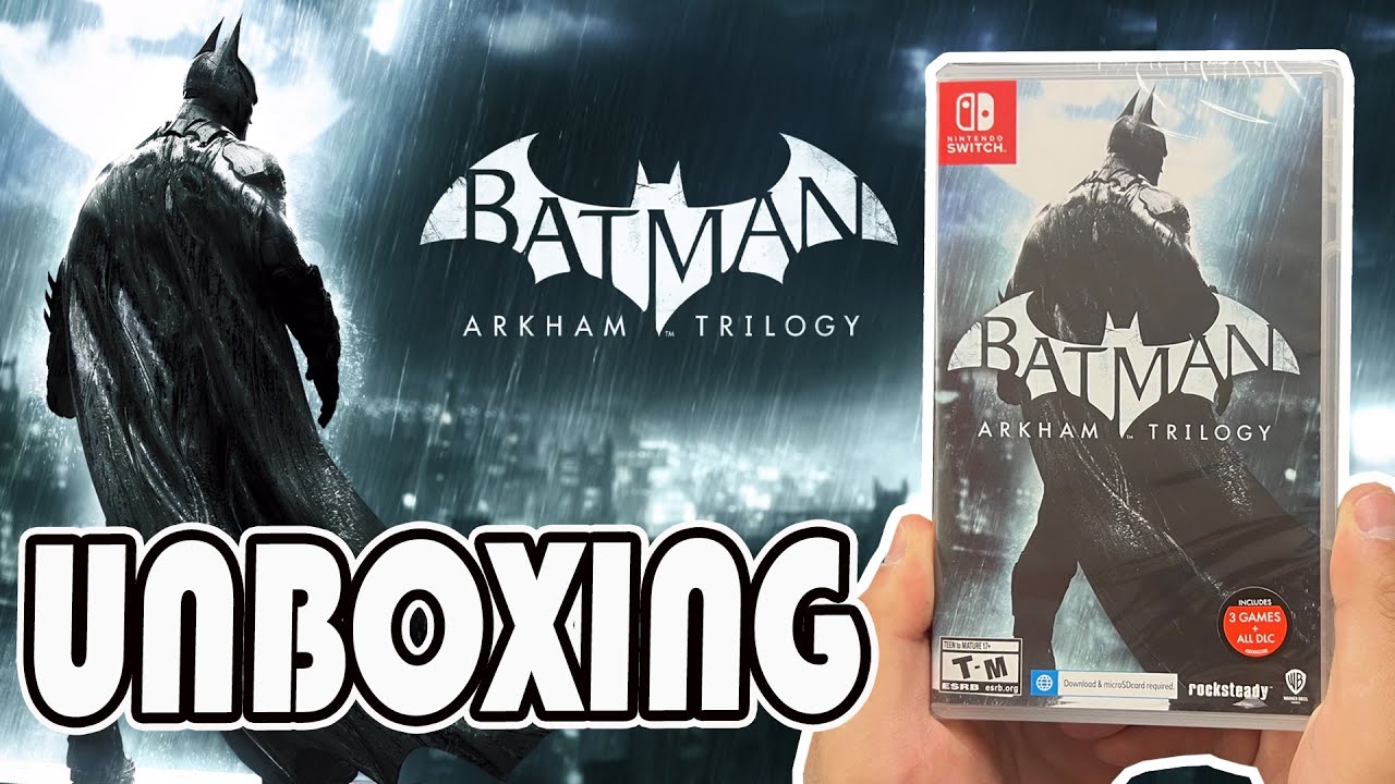 Batman Arkham Trilogy (Nintendo Switch) Unboxing 