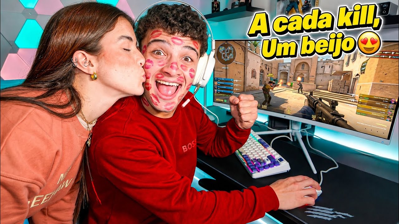Teve Muito Beijo 💋 A Cada Kill No CS2 Eu Dou Um Beijo Na Minha Crush