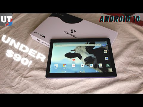 [UNDER $100] Gateway 10.1 Inch 32GB Quad Core Android 10 Go Tablet Unboxing & 1st Impressions!