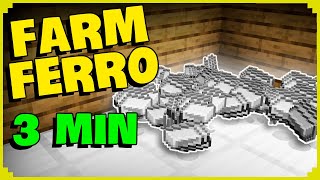 🦊MELHOR farm de FERRO fácil de fazer no MINECRAFT