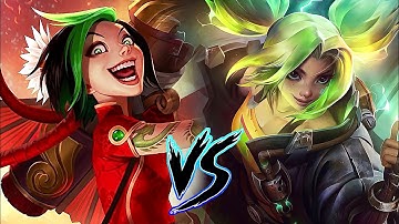 SEASON 8 JINX VS ZERI / DRAGON LANE (BUILD AND RUNES)