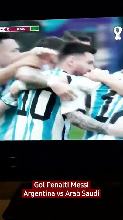 Gol Penalti Messi #shorts #pialadunia2022 Argentina vs Arab Saudi