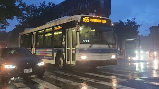 (EXTREME WEATHER CONDITIONS) MTA NYCT #4425 on the Q55 to Ridgewood Term