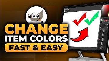 Change Item Colors GIMP (100% WORKS) | FAST & EASY | NO Yapping, To The Point!