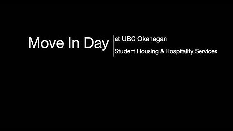 UBCO Move In Day - Sept. 4 2016