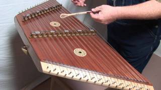 Master Works Pioneer Hammer Dulcimer with a Sapelli soundboard