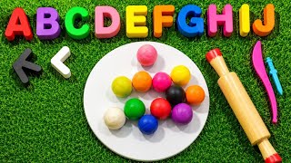 Alfabet od A do Z z ciastoliny | Nauka liter ABC | Film edukacyjny dla maluchów screenshot 5
