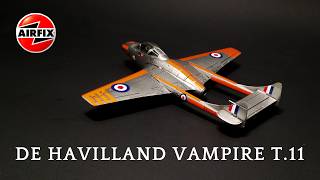 Airfix 1/72 de Havilland Vampire T.11 - BUILD VIDEO