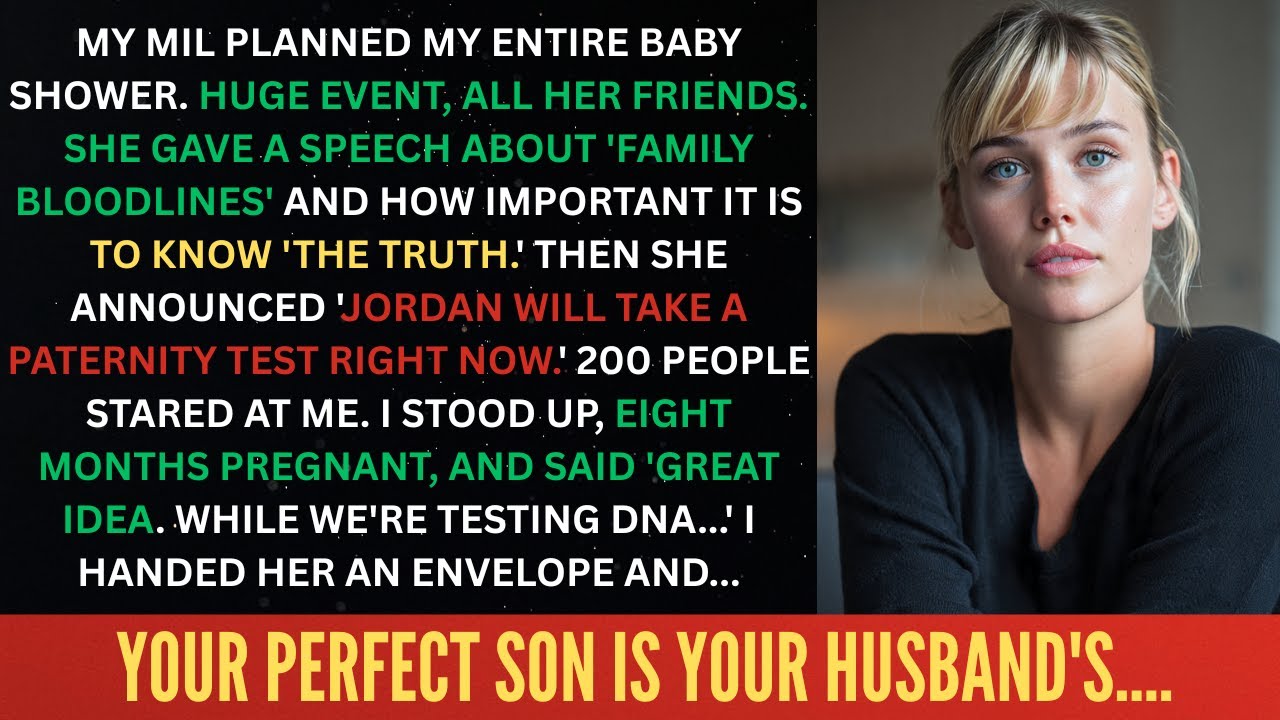 My Husband's Mom Threw Me A Baby Shower — Then Demanded A Paternity Test In Front Of Everyone...