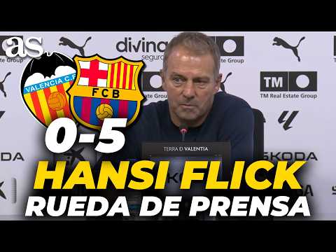 FLICK, rueda de prensa COMPLETA tras el VALENCIA 0-5 BARCELONA | LALIGA