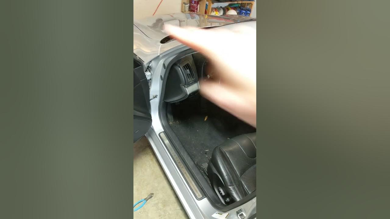 G37 sunroof drain FIXED. How to reroute the driver's side drain. YouTube