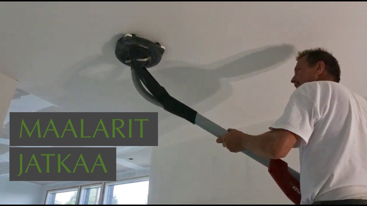 Kipsiseinät verhoutuvat tasoitteeseen ja pohjamaaliin @KRANTTUTANTTU