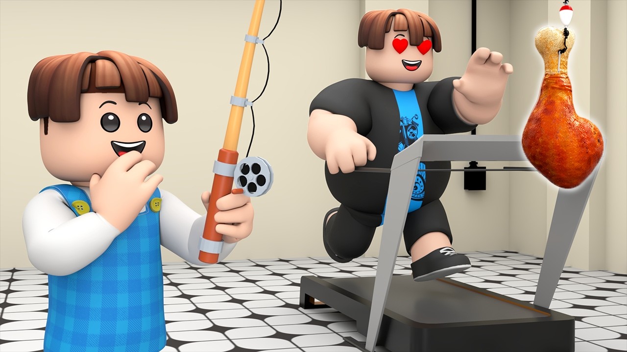 ROBLOX Brookhaven 🏡RP: The Bacon Hair Shows Dad To Eat Right | Roblox Animation