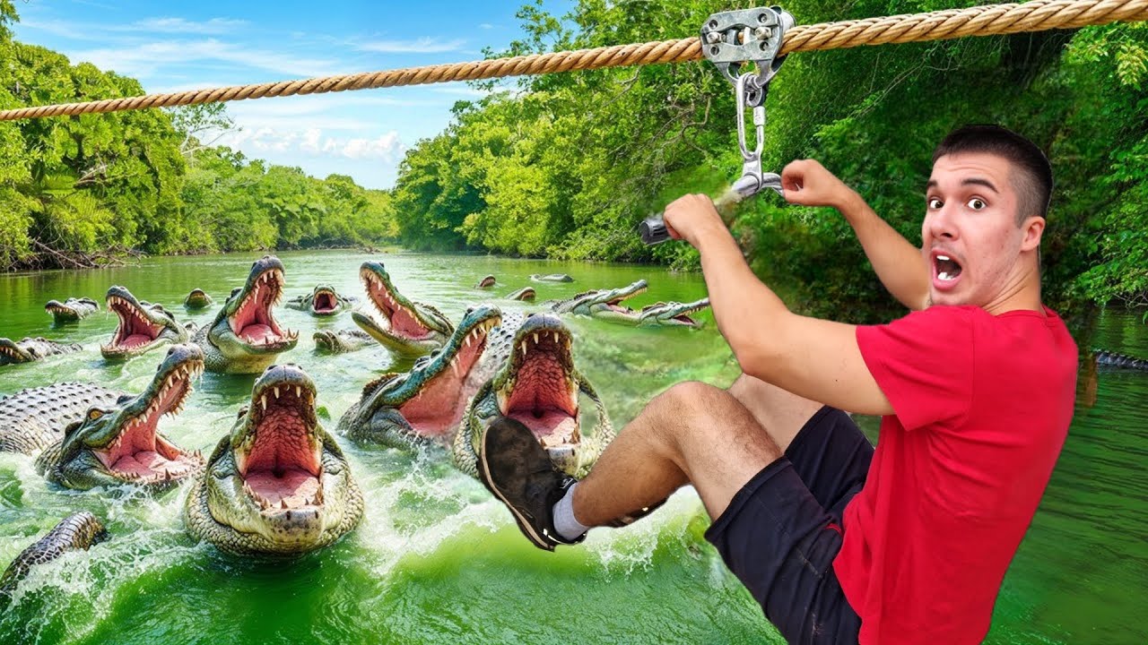 PRELAZIM OVU RIJEKU U DŽUNGLI