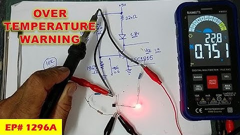 {1296A} Making Over Temperature Warning Circuit Using NTC Thermistor