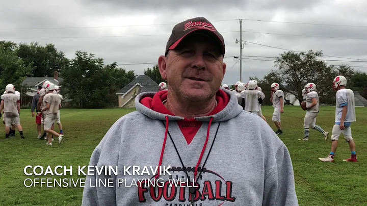 Bangor football coach Kevin Kravik