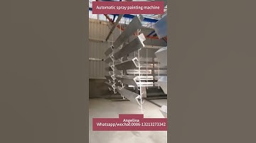 Automatic spray painting machine for amorphous transformer box