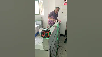 How To Use DOVOH Laser Level For Tiling Wall 1 Construction Tiling Tools Contractor Renovation 