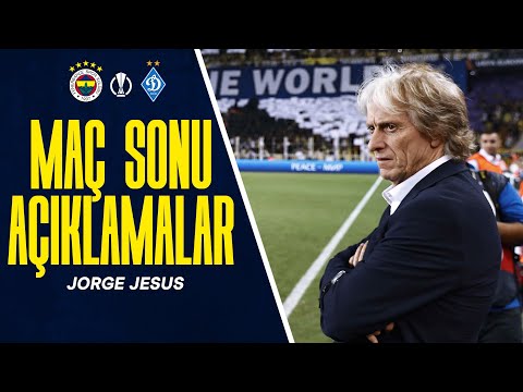 Teknik Direktörümüz Jorge Jesus'tan Maç Sonu Açıklamalar