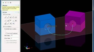 IRONCAD 2011 - Creating 3D Curves on 2D Planes