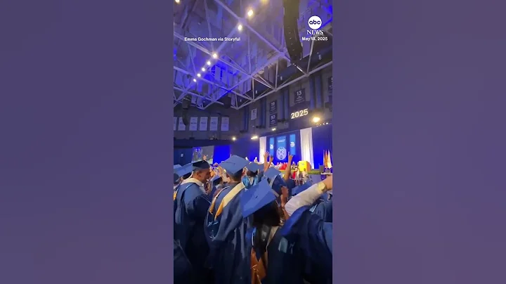 Security chases graduate for bringing baby on ceremony stage