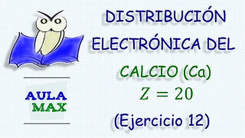 ¿Cuál es la distribución electrónica de Z 20?