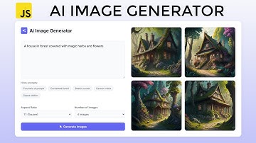 Make Ai Image Generator Using HTML CSS And JavaScript - Text To Image Generate Using JavaScript