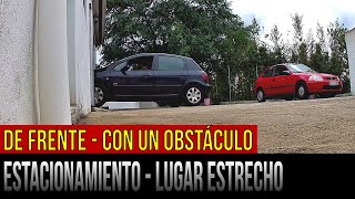 Estacionamiento en un lugar estrecho: de frente - con un obstáculo by Conduite Facile 3,710 views 9 months ago 3 minutes, 28 seconds