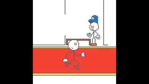 Henry stickman : crashing the casino  pixel art