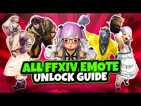 FFXIV ALL Unlockable Emotes Guide