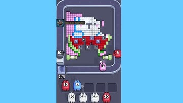 Pixel Flow Level 167. Walkthrough Gameplay