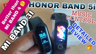 Honor Band 5i Detailed Review with Music Control. Quick Comparison with Mi Band 3i. Pros & Cons.