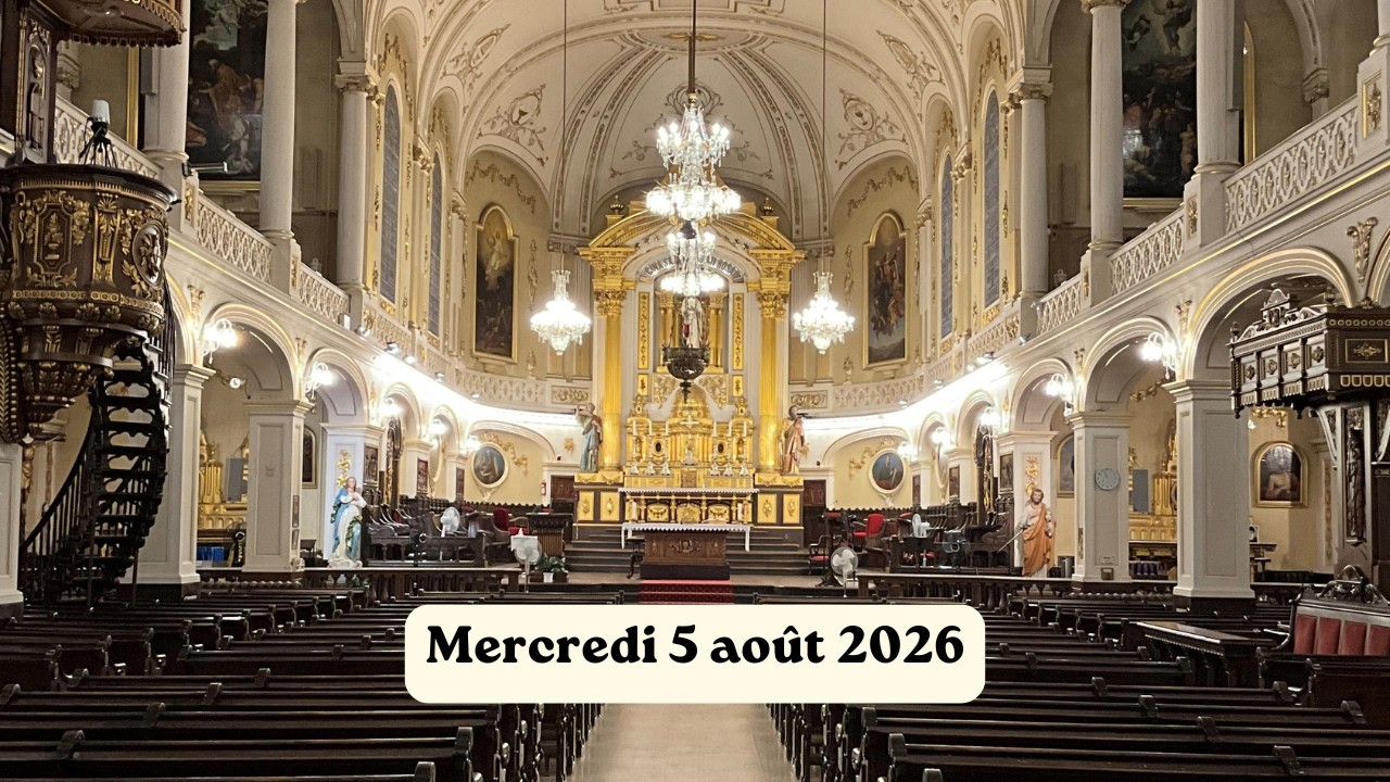 Messe du mercredi 5 août 2026