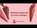 Comment colorer de la crème au beurre.