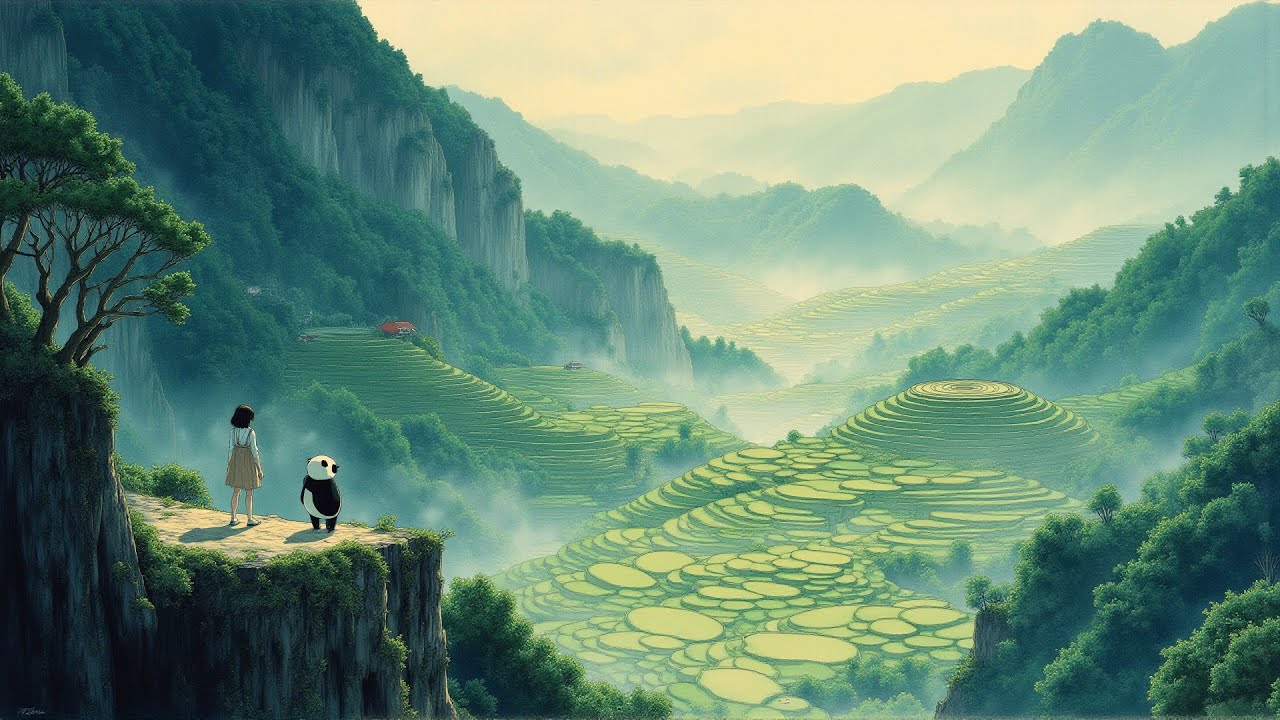 🌿🎧 Soft vibes with Accompanying Panda Lofi to soothe your thoughts 🌙🐼 #CalmLofi