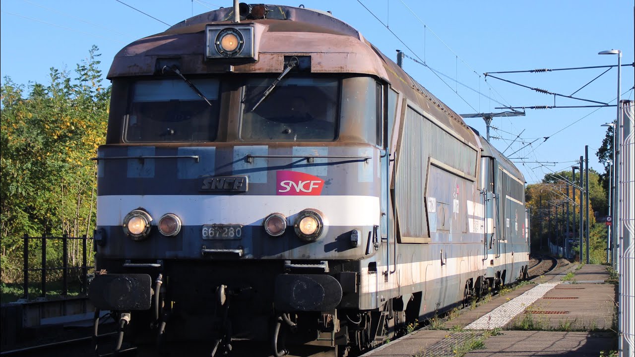 BB 67200/ BB 67400/ TGV M et autres trains de octobre 2024 à janvier 2025 !