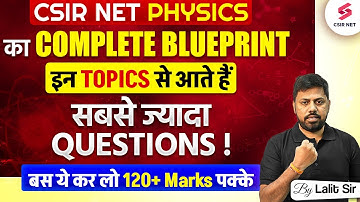 How To Score 120 Marks In CSIR NET Physics | CSIR NET 2025 Preparation Strategy | Lalit Kumar Sir