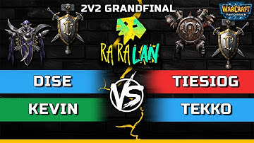 WC3 | 2v2 Grandfinal | Dise & Kevin vs TiesioG & Tekko | RARALAN 2025