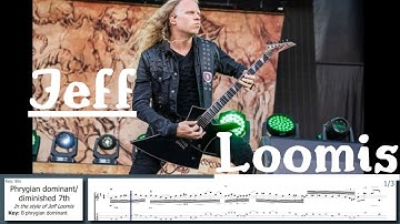 Jeff Loomis (Arch enemy) - INSANE use of diminished arpeggios, sweep picking & PHRYGIAN DOMINANT
