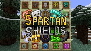 Minecraft | SPARTAN SHIELDS MOD (Shields) | Mod Showcase (1.20.1/1.14.4) screenshot 5