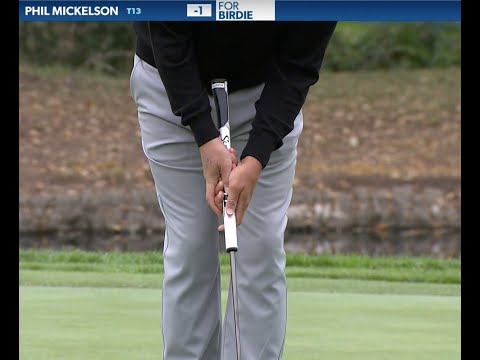 Phil Mickelson Changes To Arm-Lock Putting Style / Grip (2021)