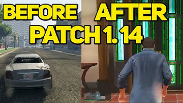 GTA V UPDATE PATCH 1.14 GRAPHICS MOD CHANGER  BEFORE nd AFTER