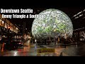 Seattle, Denny Triangle to South Lake at Night 4k