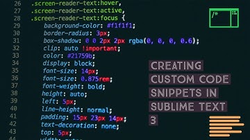 Generating Custom Code Snippet | Sublime Text Tips & Tricks